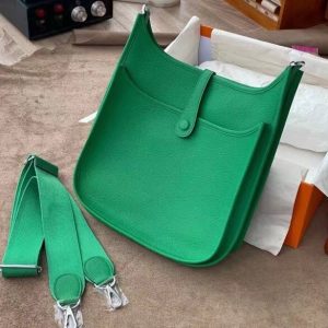 Hermes mini TC size 17 velvet green Bag 7