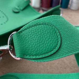 Hermes mini TC size 17 velvet green Bag 8