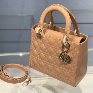 LADY DIOR size 24 cow leather Bag 11