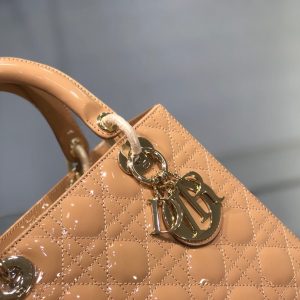 LADY DIOR size 24 cow leather Bag 16