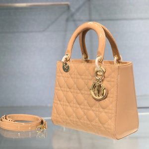 LADY DIOR size 24 cow leather Bag 19