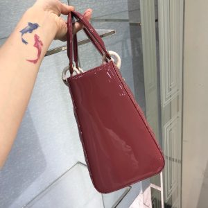 LADY DIOR size 24 red Bag 6