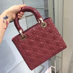 LADY DIOR size 24 red Bag 7