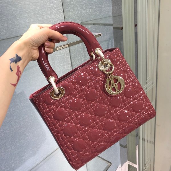 LADY DIOR size 24 red Bag 1
