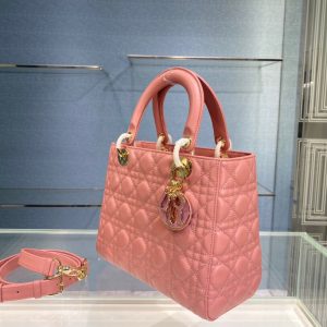 Lady Dio.r My ABC size 24 pink pastel Bag 17