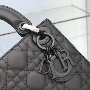 Lady Dior Ultra mat size 17 black Bag 14