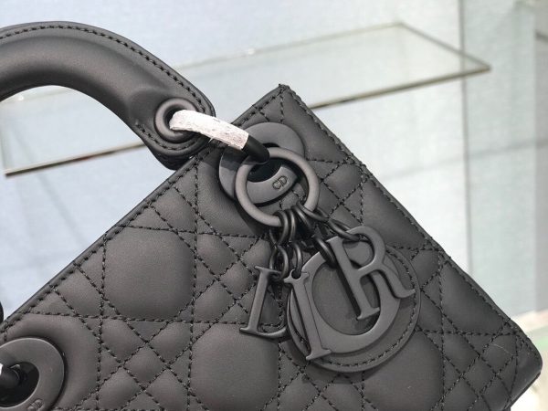 Lady Dior Ultra mat size 17 black Bag 5