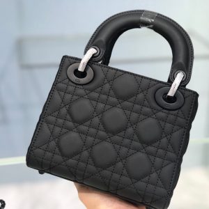 Lady Dior Ultra mat size 17 black Bag 16