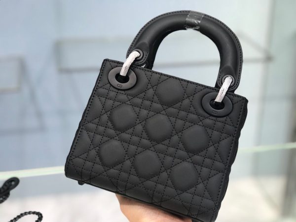 Lady Dior Ultra mat size 17 black Bag 7
