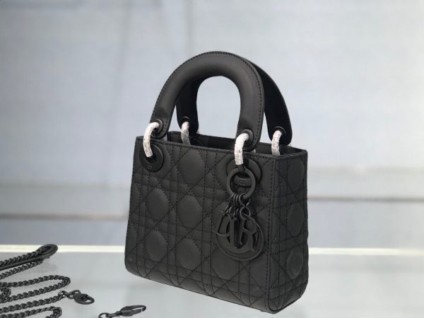 Lady Dior Ultra mat size 17 black Bag 1
