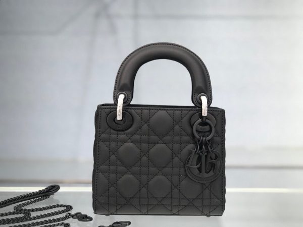 Lady Dior Ultra mat size 17 black Bag 9