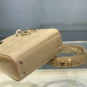 Lady Dior size 20 beige Bag 12