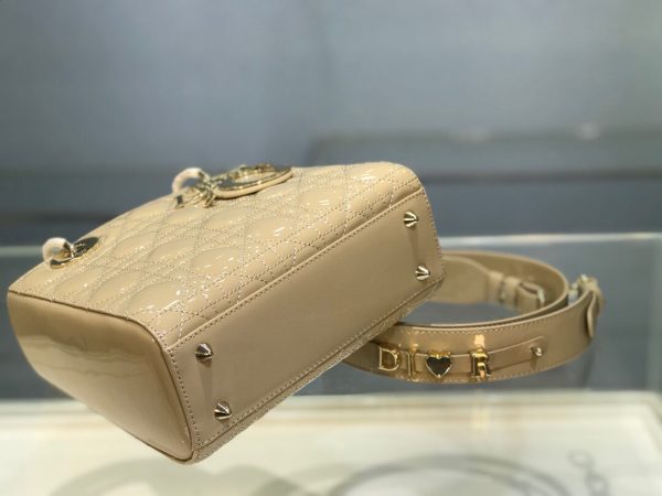 Lady Dior size 20 beige Bag 3