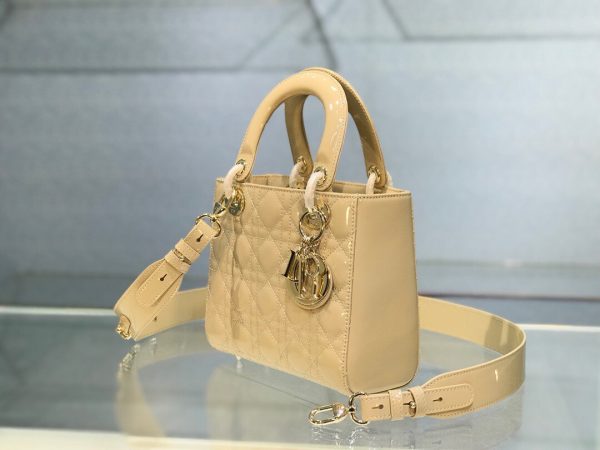 Lady Dior size 20 beige Bag 7