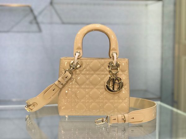 Lady Dior size 20 beige Bag 9