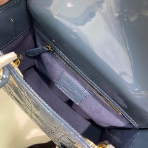 Lady Dior size 20 deep blue Bag 12