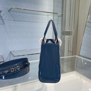Lady Dior size 20 deep blue Bag 14