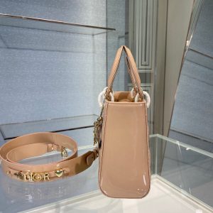 Lady Dior size 20 nude pink Bag 16