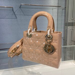 Lady Dior size 20 nude pink Bag 17