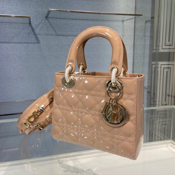 Lady Dior size 20 nude pink Bag 8