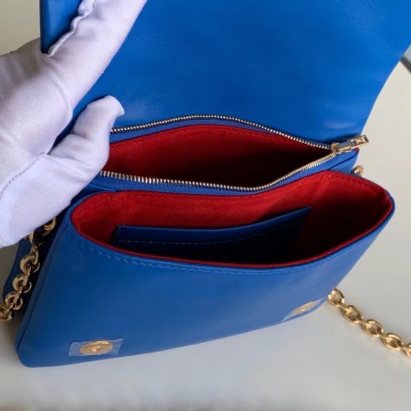 Louis Vuitton French POCHETTE COUSSIN Chain Bag M80742 Blue 2