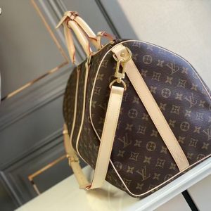 Louis Vuitton Keepall BANDOULIERE 55 Monogram Boston Bag M41414 10