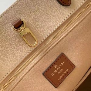 Louis Vuitton Monogram Empreinte Canvas M44921 Beige Caramel Genuine Leather Bag 10