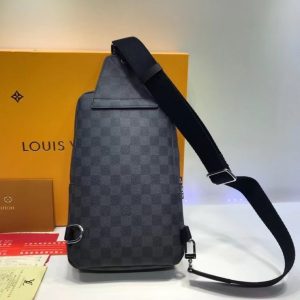 Louis Vuitton N41719 LV Avenue Sling Bags Damier Graphite Canvas With Print 9