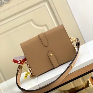 Louis Vuitton Rendez-Vous Leather Lock Bag M57745 Camel Brown 2021 10
