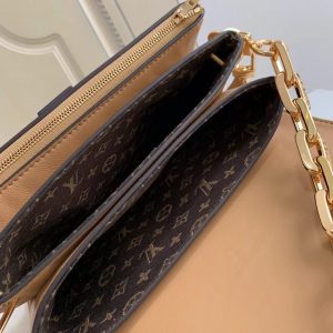 Louis Vuitton Rendez-Vous Leather Lock Bag M57745 Camel Brown 2021 8