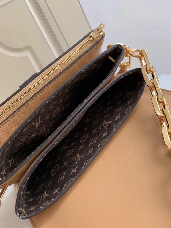 Louis Vuitton Rendez-Vous Leather Lock Bag M57745 Camel Brown 2021 2