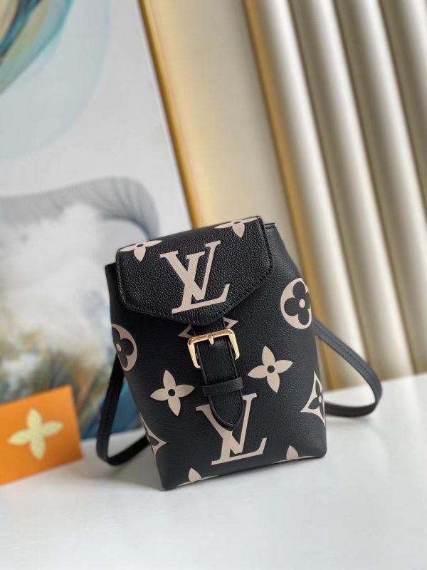 Louis Vuitton TINY BACKPACK Monogram Empreinte black M80738 2