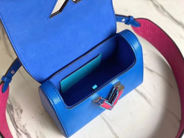 Louis Vuitton TWIST PM Epi Leather With Braided Twist Lock Blue M57669 2021 High 4