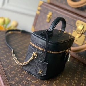 Louis Vuitton Vanity Case PM In Giant Monogram Leather M45598 Black 8