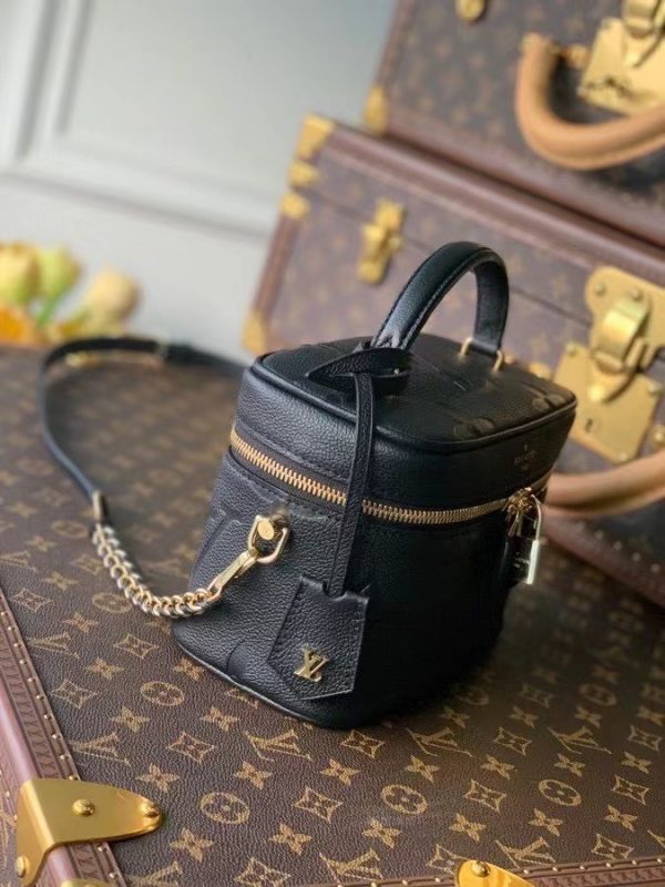 Louis Vuitton Vanity Case PM In Giant Monogram Leather M45598 Black 3