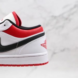 Nike Air Jordan 1 Low White Red Black 553558-118 13