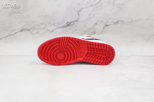 Nike Air Jordan 1 Low White Red Black 553558-118 7