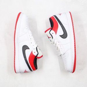 Nike Air Jordan 1 Low White Red Black 553558-118 15