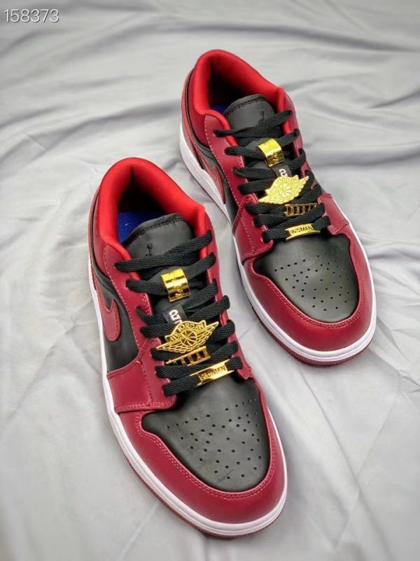 Nike Air Jordan 1 Low "Black Dark Red 7