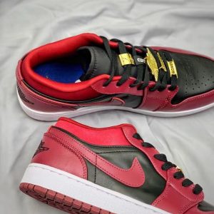 Nike Air Jordan 1 Low "Black Dark Red 19