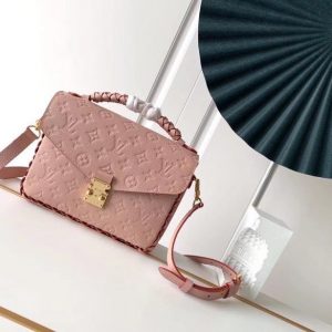 Pochette Metis Empreinte Rose Poudre Leather Pink Cross Body Bag M43942 9