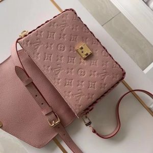 Pochette Metis Empreinte Rose Poudre Leather Pink Cross Body Bag M43942 7