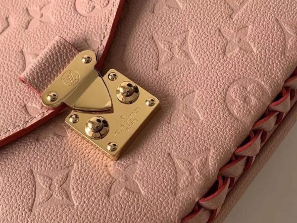 Pochette Metis Empreinte Rose Poudre Leather Pink Cross Body Bag M43942 6