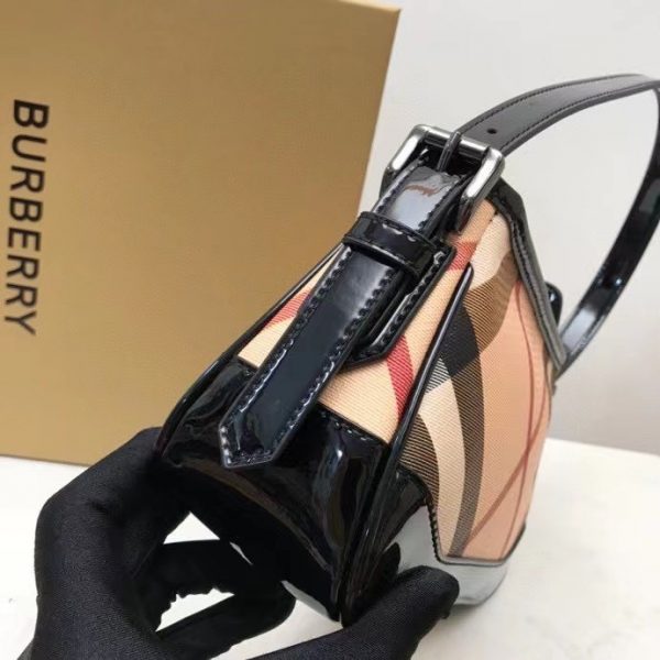 Burberry's small plaid backpack 8773 8