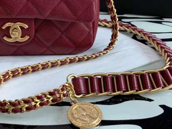 chanel handmade gold coin bag 99065 4