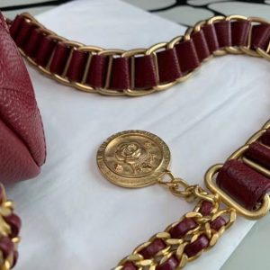 chanel handmade gold coin bag 99065 12