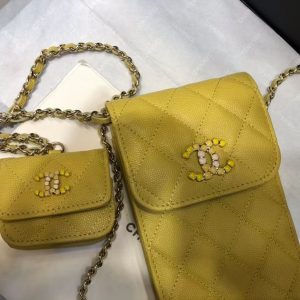 chanel phonebag and airpods/smallerbag belt bag sling 9