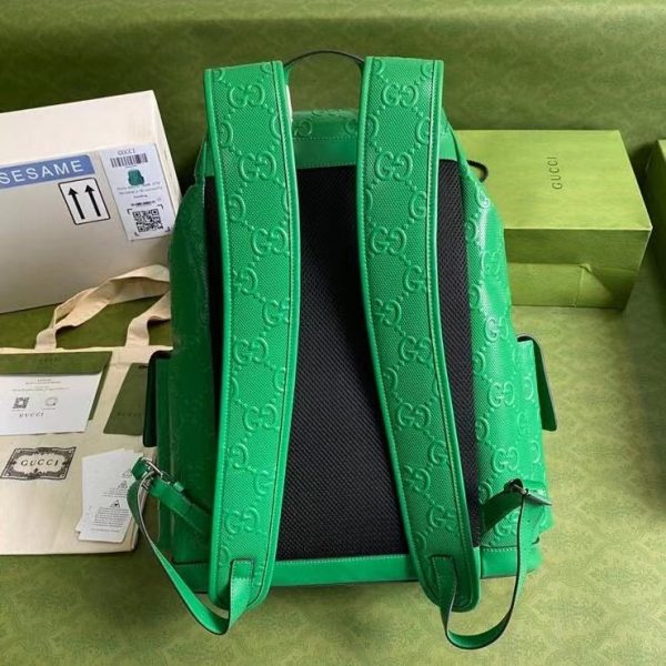 gucci embossed bag green 625770 2