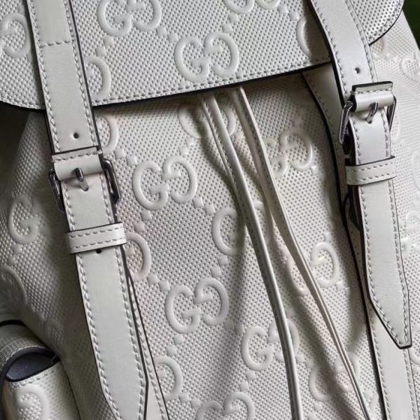 gucci embossed bag white 625770 5