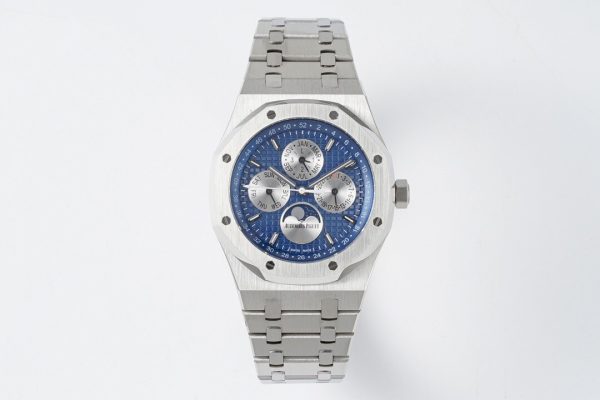 AP Audemars Piguet Royal Oak Cal.5134 blue silver Watch 10
